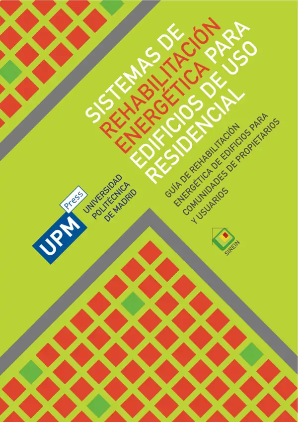 Portada Sistemas de Rehabilitación Energética para Edificios de Uso Residencial. Guía de Rehabilitación Energética de Edificios para Comunidades de Propietarios y usuarios